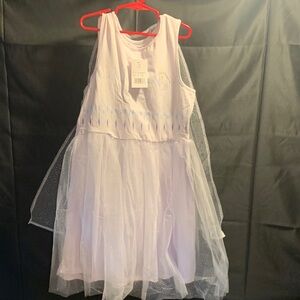 Disney White and Purple Kids Costume Dress